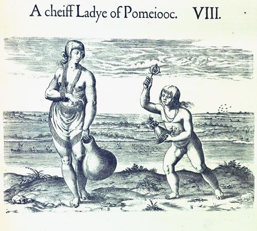 A cheiff Ladye of Pomeiooc