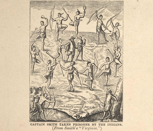 Captain Smith Taken Prisoner by the Indians