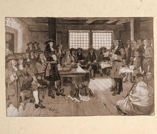 "The First Visit of William Penn to America"