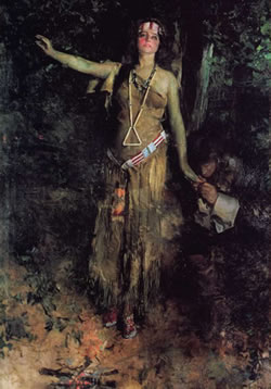 Pocahontas as  "Christy Girl"